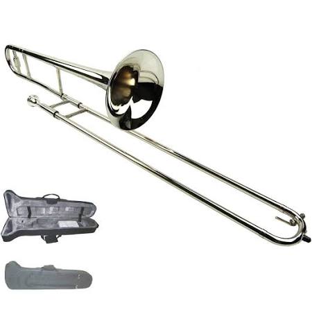B Flat Gold Slide Trombone with Case and Music Stand K9044
