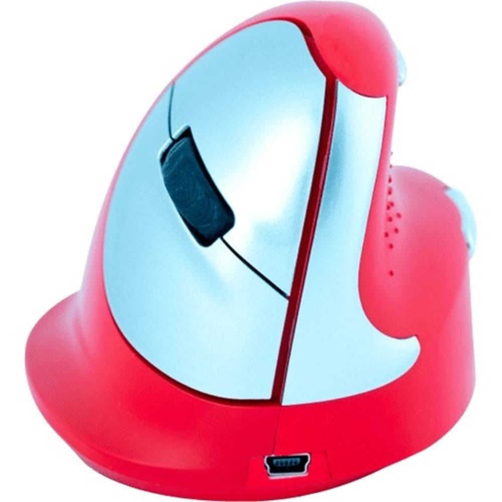 Bluetooth Vertical Ergo Mouse Medium Right Hand Red X168