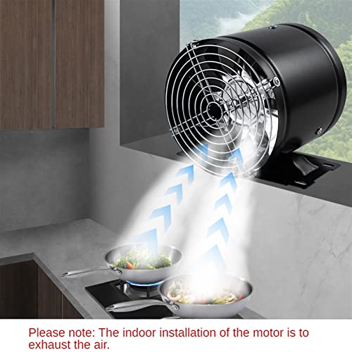 6/7/8 Inch Exhaust Fan with Mounting Base and Protection Mesh U88231