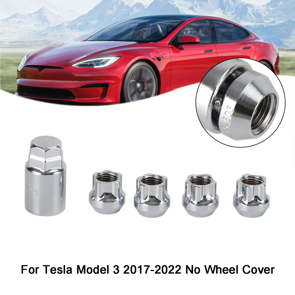 4PCS Chrome Wheel Lock Lug Nut M14x1.5 K76145