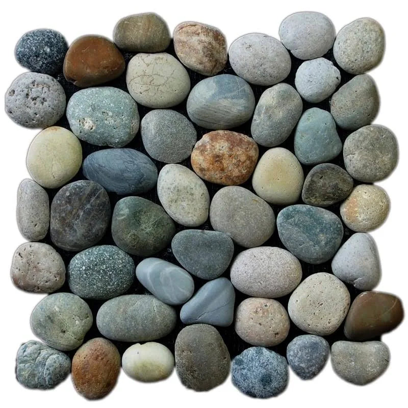 Pebble Natural Stone Mosaic Tile V112