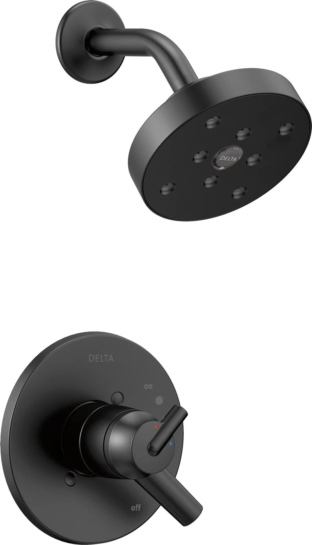 Matte Black Shower Trim L745