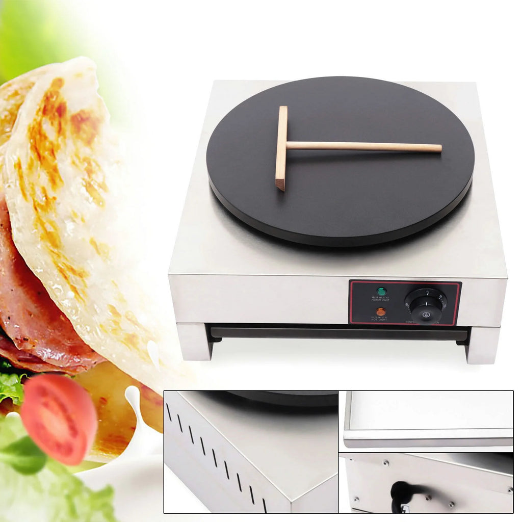 16" Commercial Electric Crepe Maker Pancake Machine Non Stick Hotplate U65097