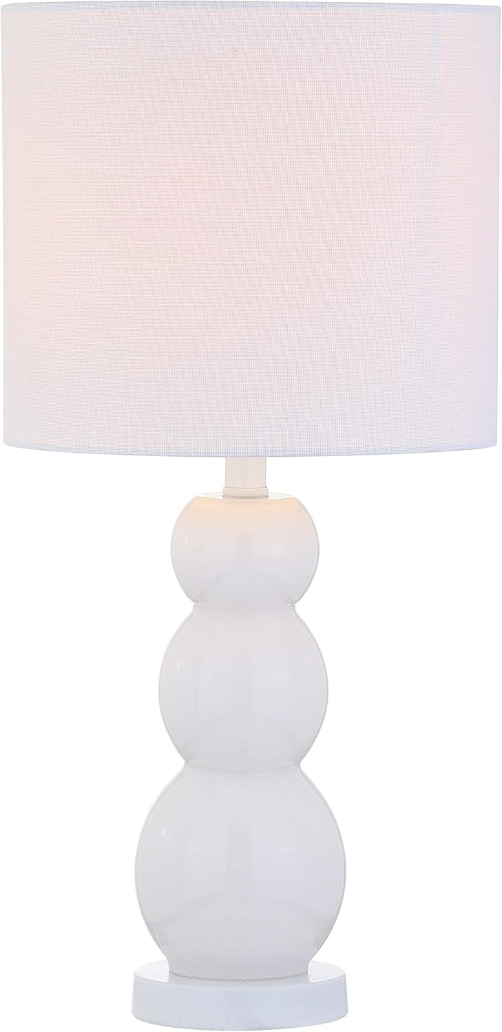 White Glass 19-inch Table Lamp H54929
