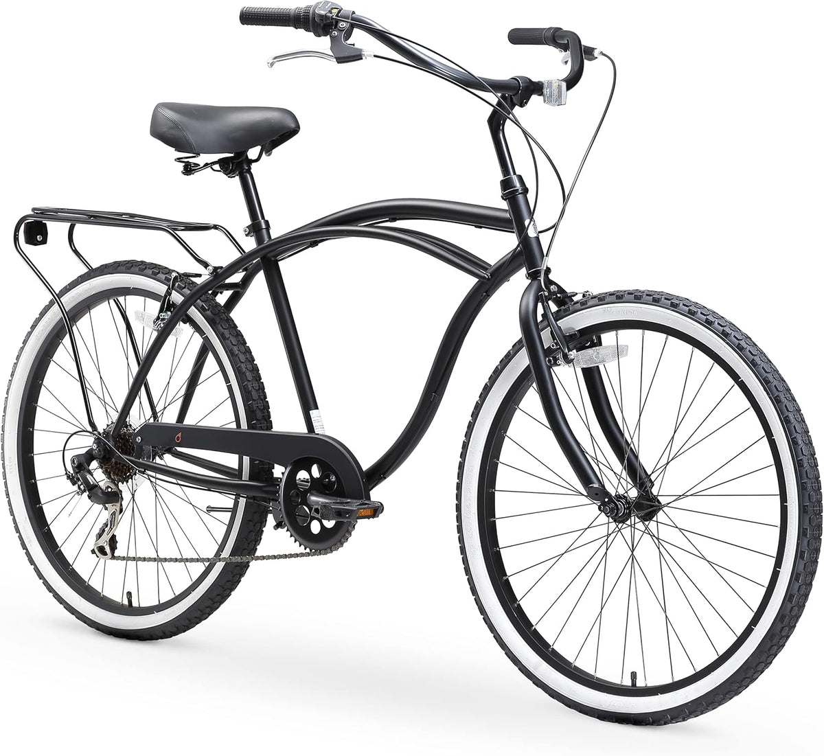 7-Speed 26 Inch Beach Cruiser Bikes with Rear Racks U20080