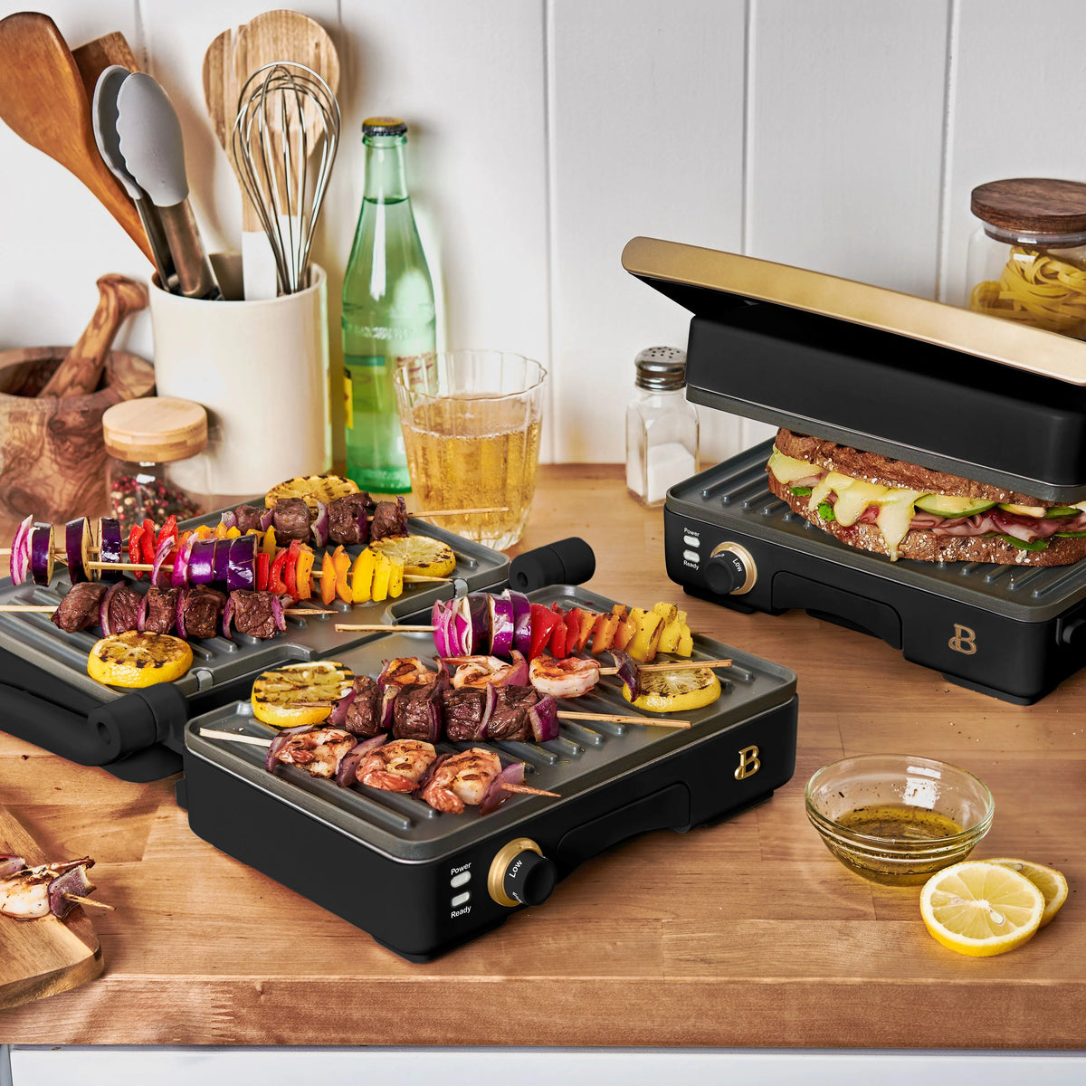 2-in-1 Panini Press & Grill C19305