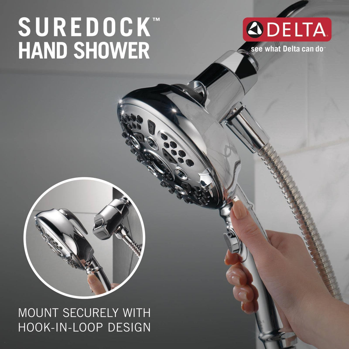 Chrome 7-Setting Hand Shower M643