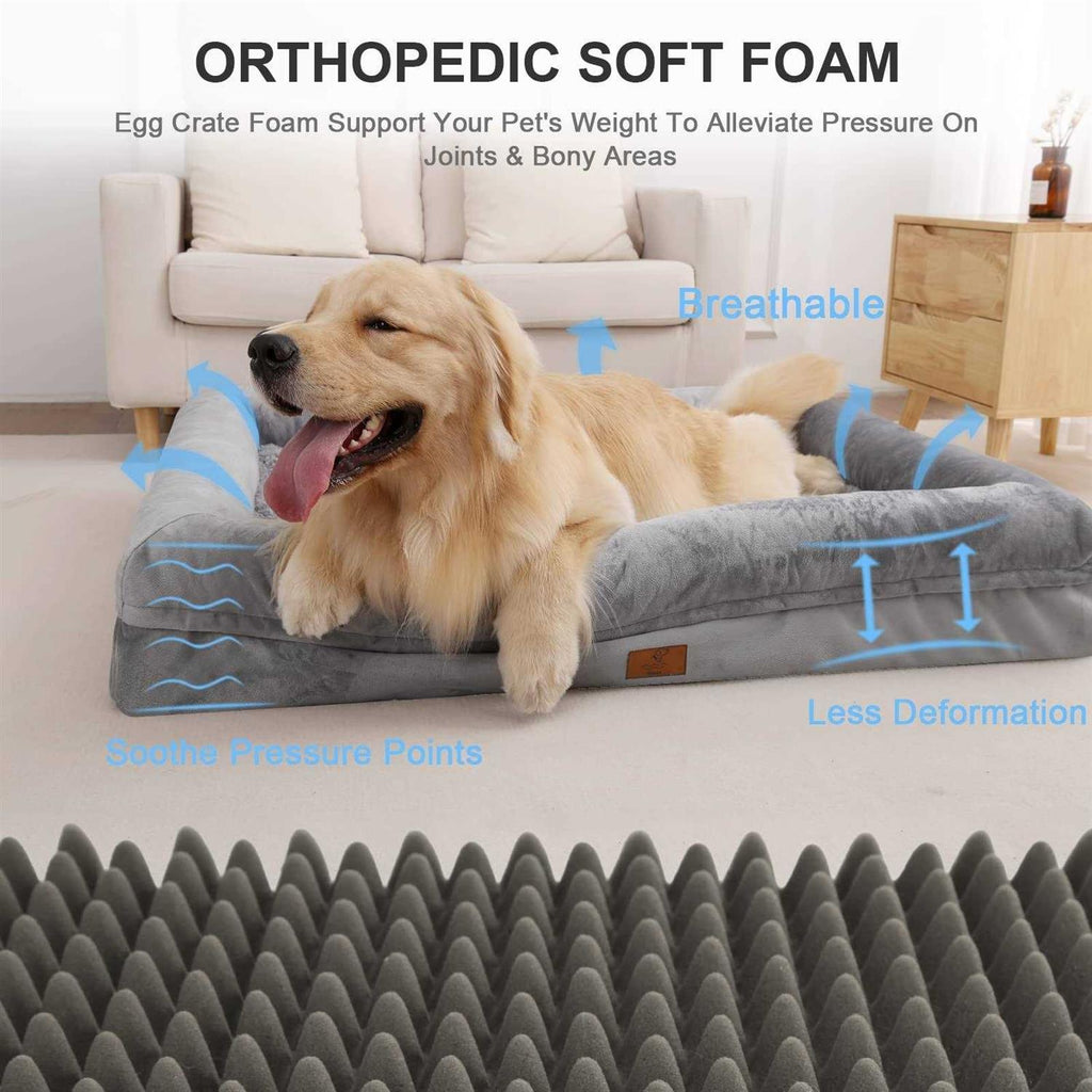 Orthopedic Washable Dog Bed with Removable Cover Q790