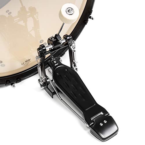 5-Piece Full Size Adult Drum Set with Remo Heads & Premium Brass Cymbals - Silver X508337
