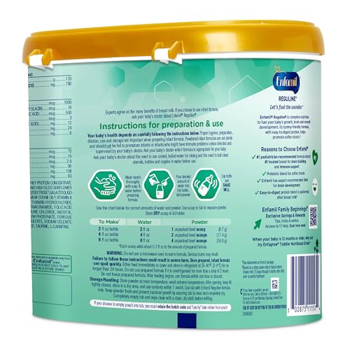 Baby Formula Milk-Based Infant Nutrition Powder Tub 19.5 Oz B269