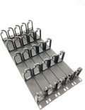 5 Pack 1U Cable Management Panel with D-Ring Hooks P397