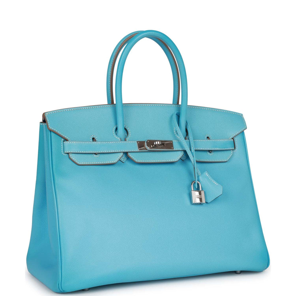Pre-owned 35 Celeste Epsom Leather Handbag W37853