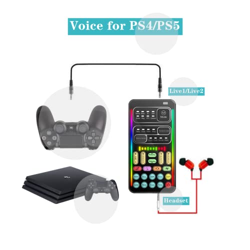 Portable Voice Changer Sound Card V385112