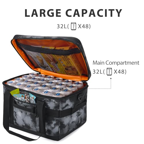 48/60 Cans Insulated Collapsible Soft Cooler Bag M50528
