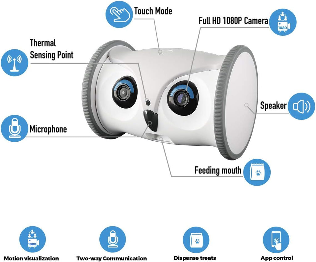 Full HD Pet Camera with Treat Dispenser N196747