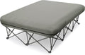 2 Person Folding Camping Cot with Inflatable Air Mattress and Carry Bag M97204