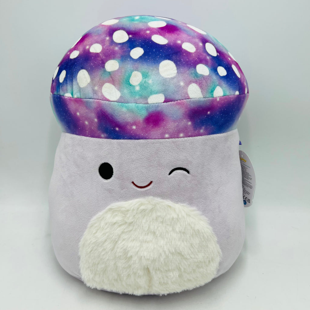 14" Purple Mushroom Stuffed Animal M8173