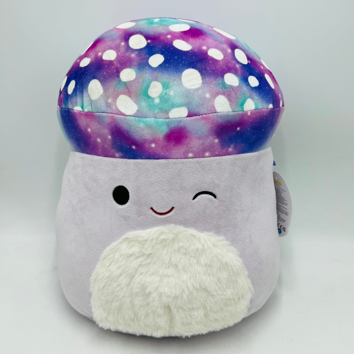 14" Purple Mushroom Stuffed Animal M8173