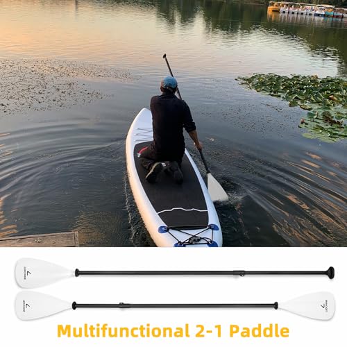 Adjustable Floating Paddle with Aluminum Alloy Shaft and 2 Nylon Blades C165