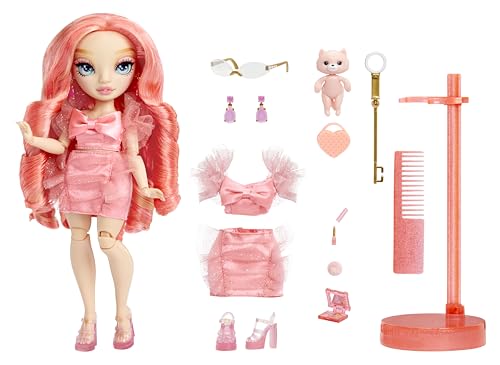 Pink Fashion Doll with Glasses and Accessories Q956181