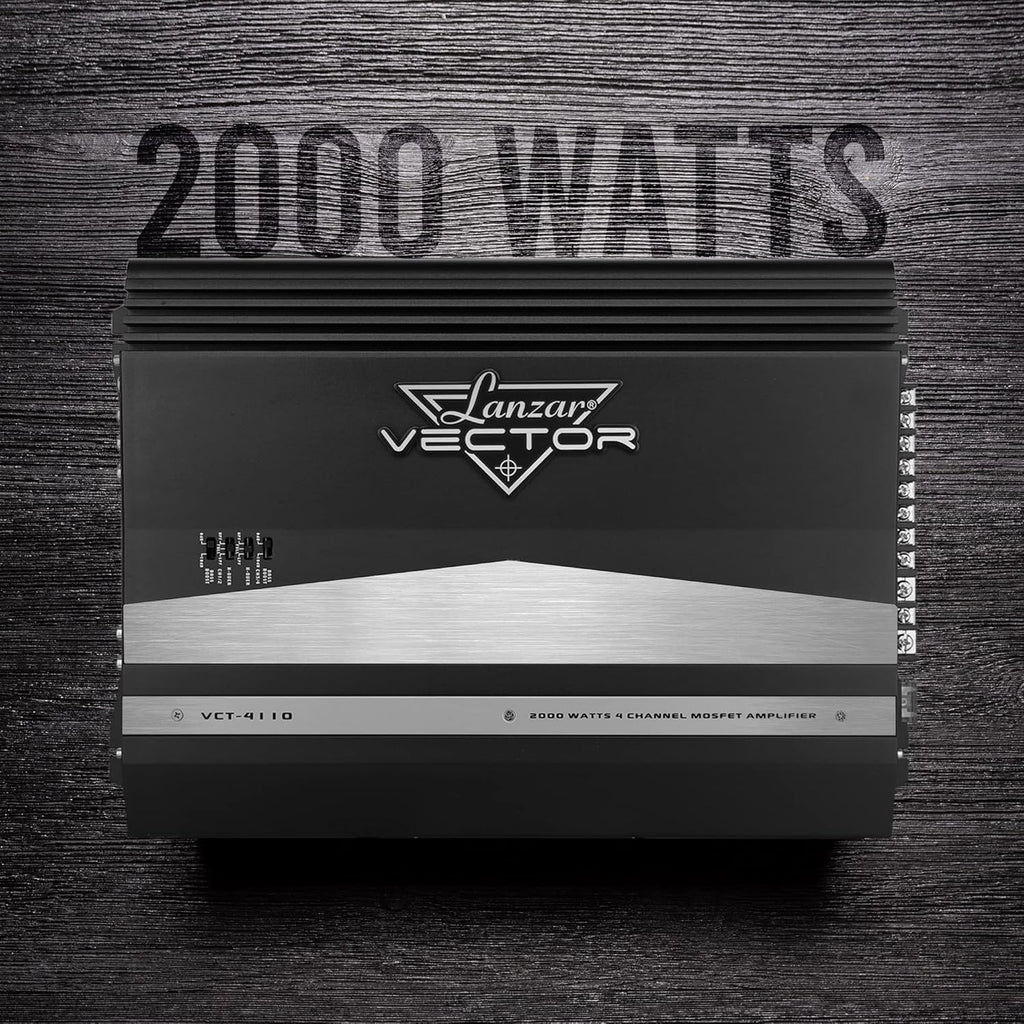 4 Channel 2000 Watt Bridgeable MOSFET Car Audio Amplifier R44156