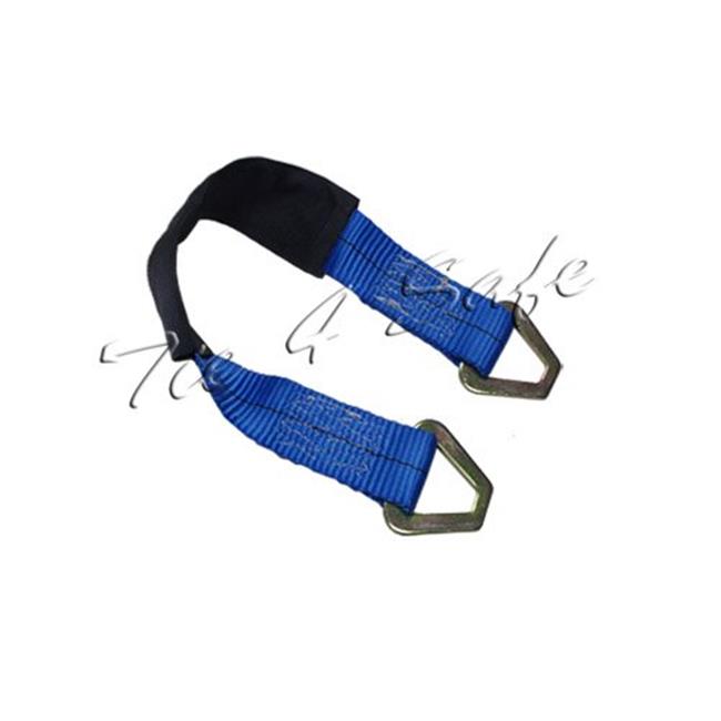 2 x 48 in. Blue Axle Straps with Abrasive Sleeve & Delta Ring - 12 Piece X64743