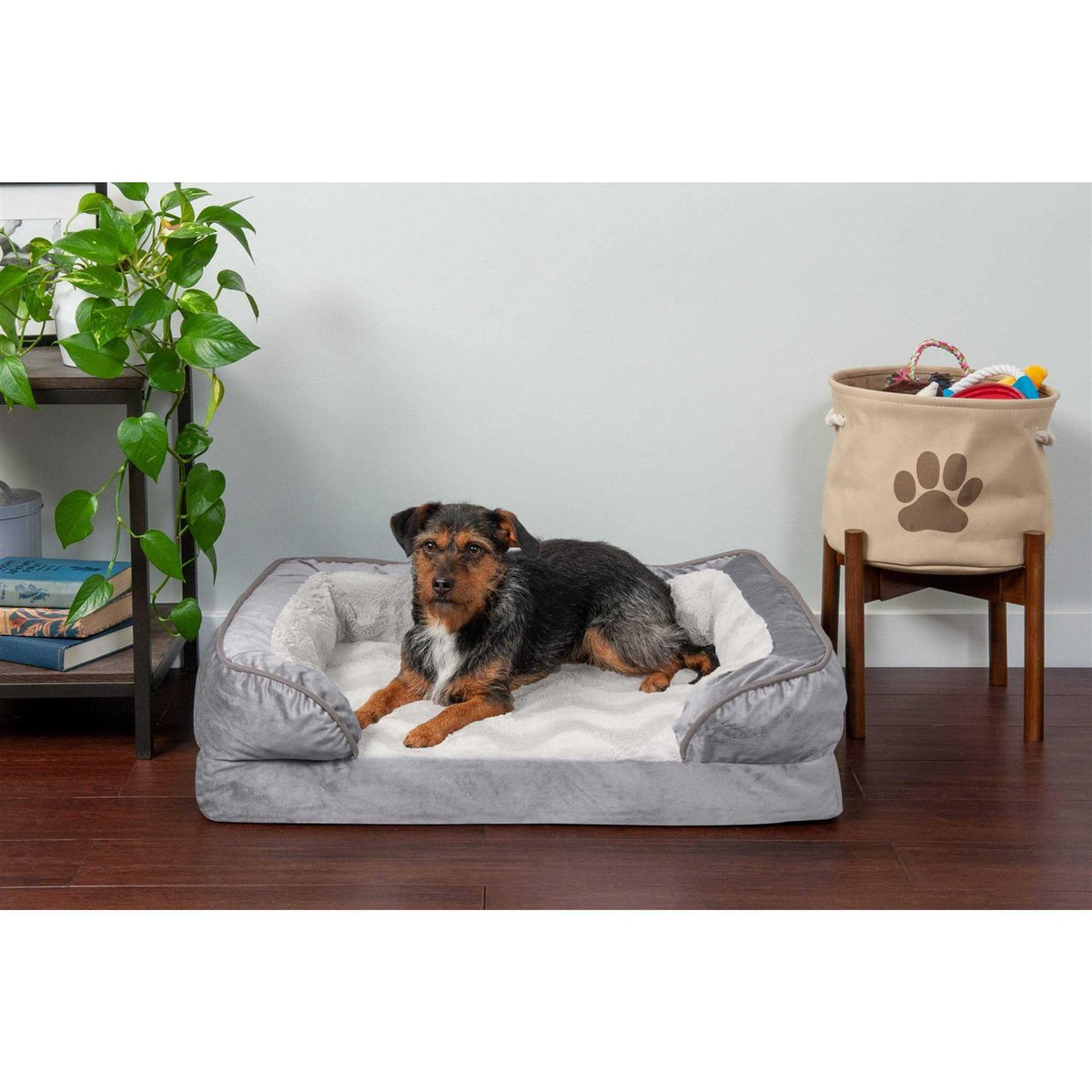 Velvet Sofa Dog Bed O423