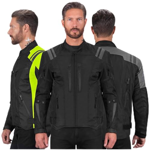 Motorcycle Jacket with Armor Protection P4174