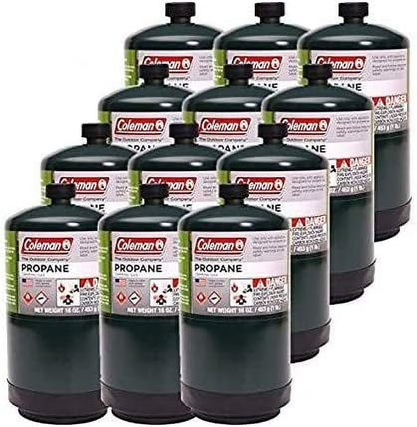Coleman Propane 16 oz Camping Cylinder (12 Pk.) N54786