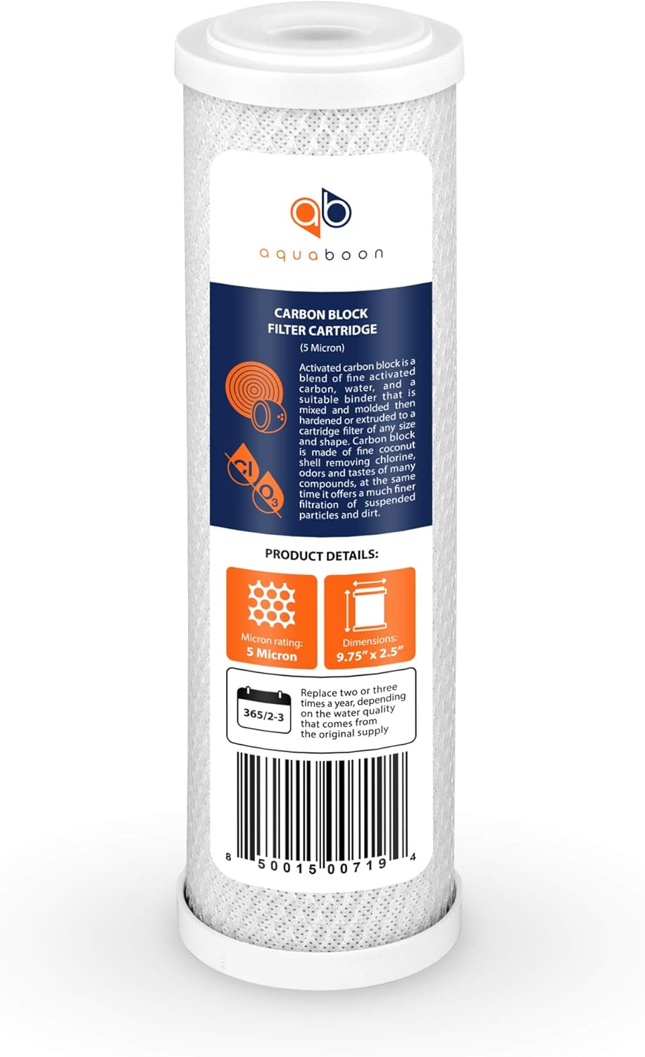 Set of 20 5 Micron 10 inch Water Filter Cartridges X95036