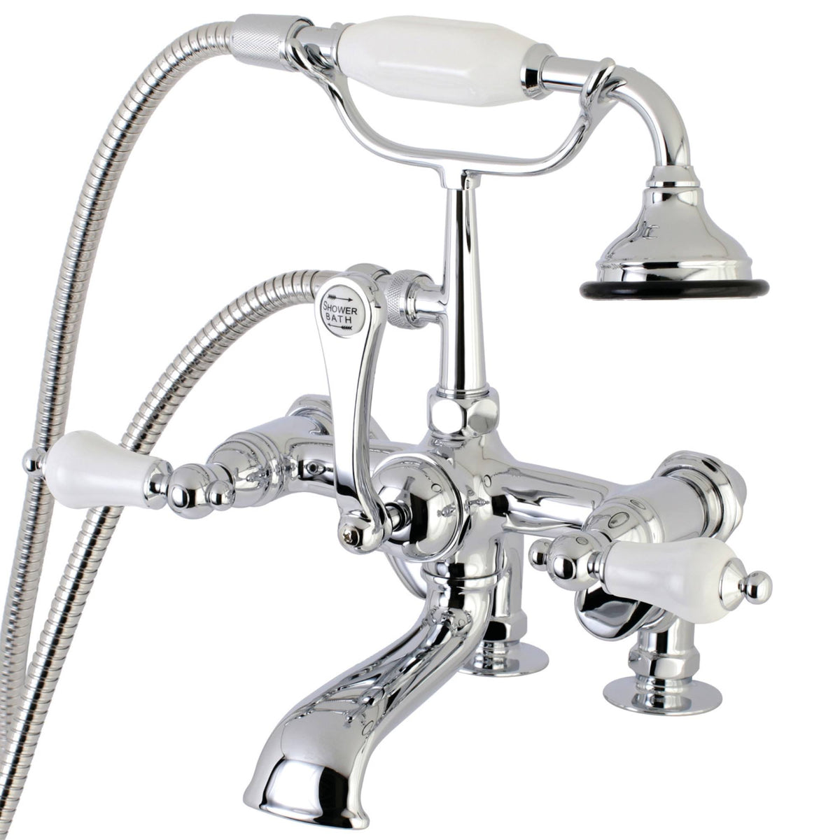 Chrome Clawfoot Tub Faucet with Hand Shower K697715