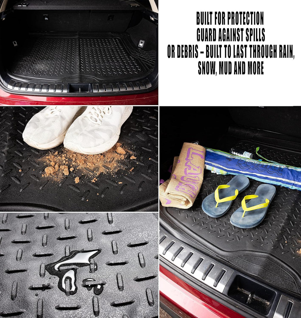 Black Rubber Trunk Mat 44'' x 54.3'' C5176