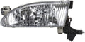 Toyota Corolla Headlight Assembly 1998 1999 2000 Driver Side with Bulbs S20586