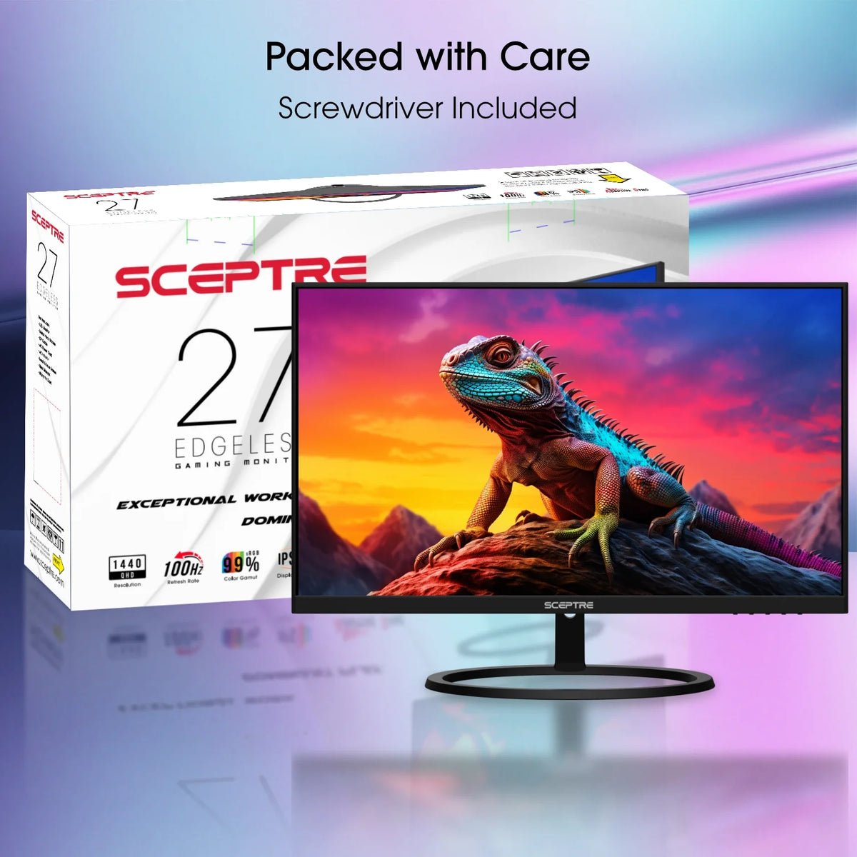 27-Inch Quad HD IPS LED Monitor 2560 x 1440 100Hz 99% sRGB K706011