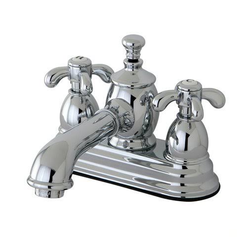 4 in. French Country Centerset Lavatory Faucet with Polished Chrome F249