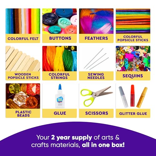 3000+ Pcs Arts and Crafts Supplies Craft Kit X7141