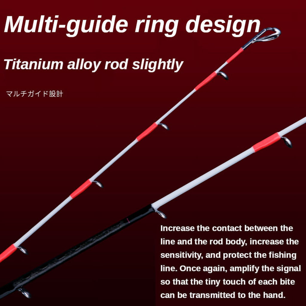 Spin Casting Lure Rod Sea Fishing Rod with Bait Casting Reel W336