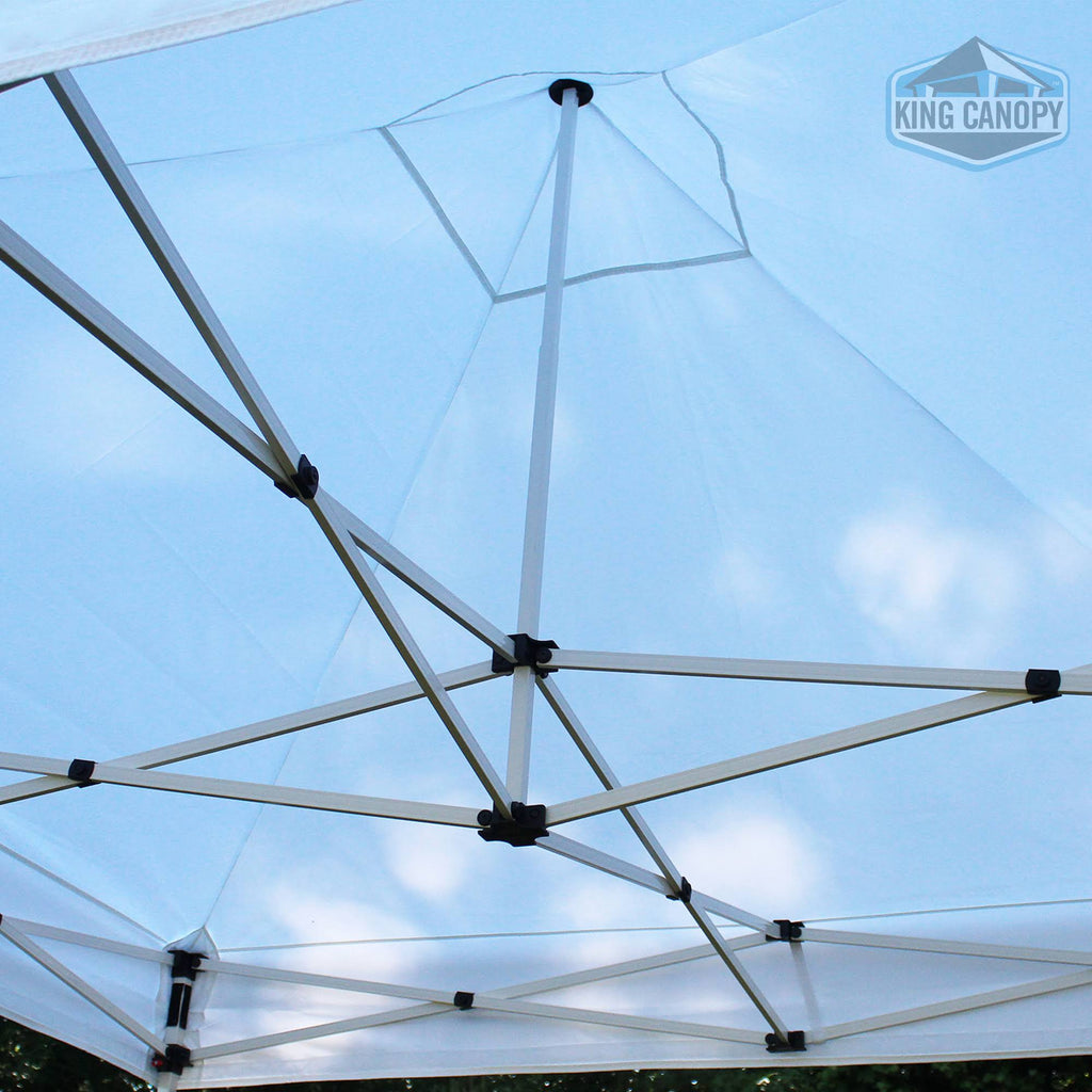 White 10x10 Instant Pop Up Tent W410290