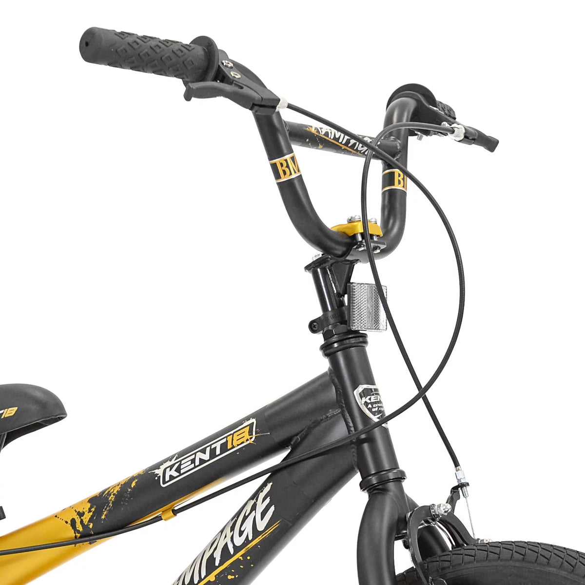 18 in. White and Black Bike T4258