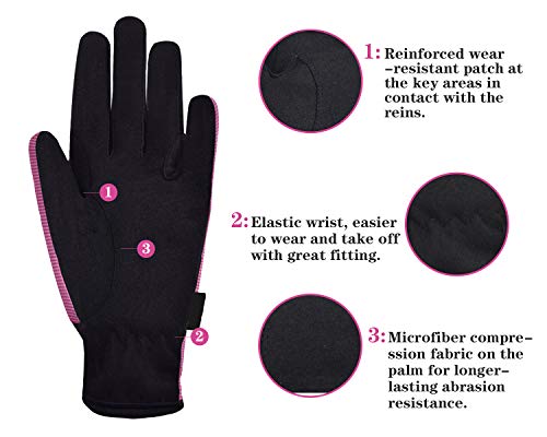 Kids Horse Riding Gloves W33364
