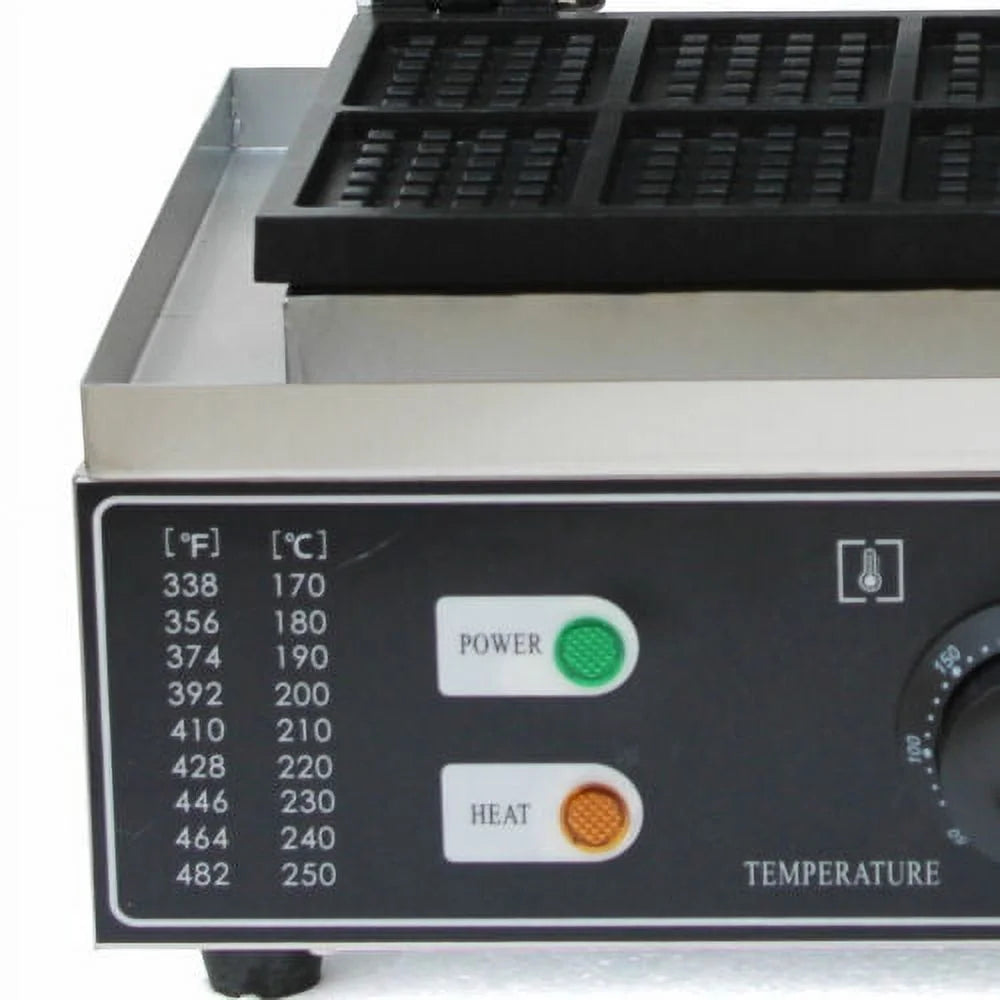 10 Slice Stainless Steel Nonstick Waffle Maker M31334