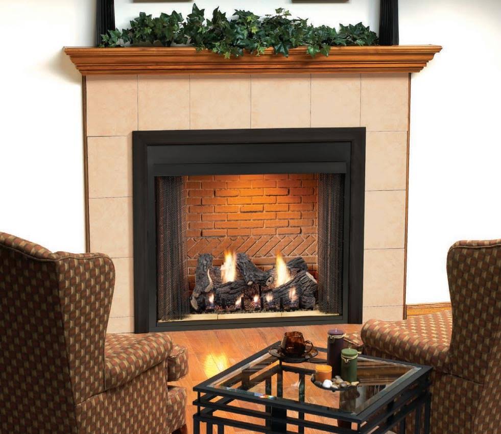 Vent-Free Firebox with Louver Refractory Liner S8188