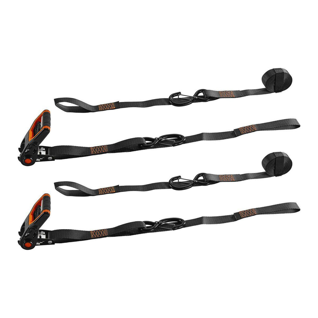 500 lb. Capacity 1 in. x 12 ft. Ratcheting Tie-Downs, 2-Pack M893