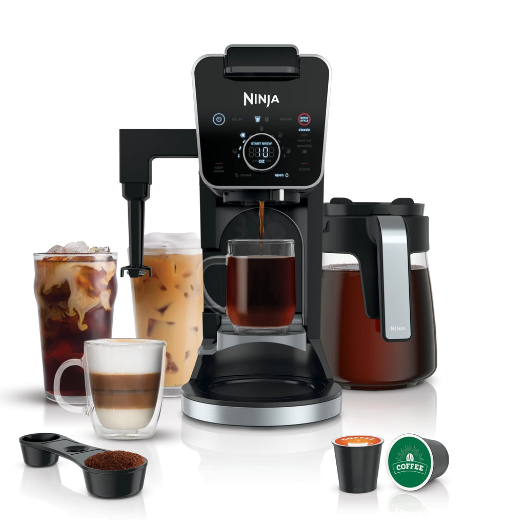 Single-Serve 12-Cup Glass Carafe Coffee Maker L2914
