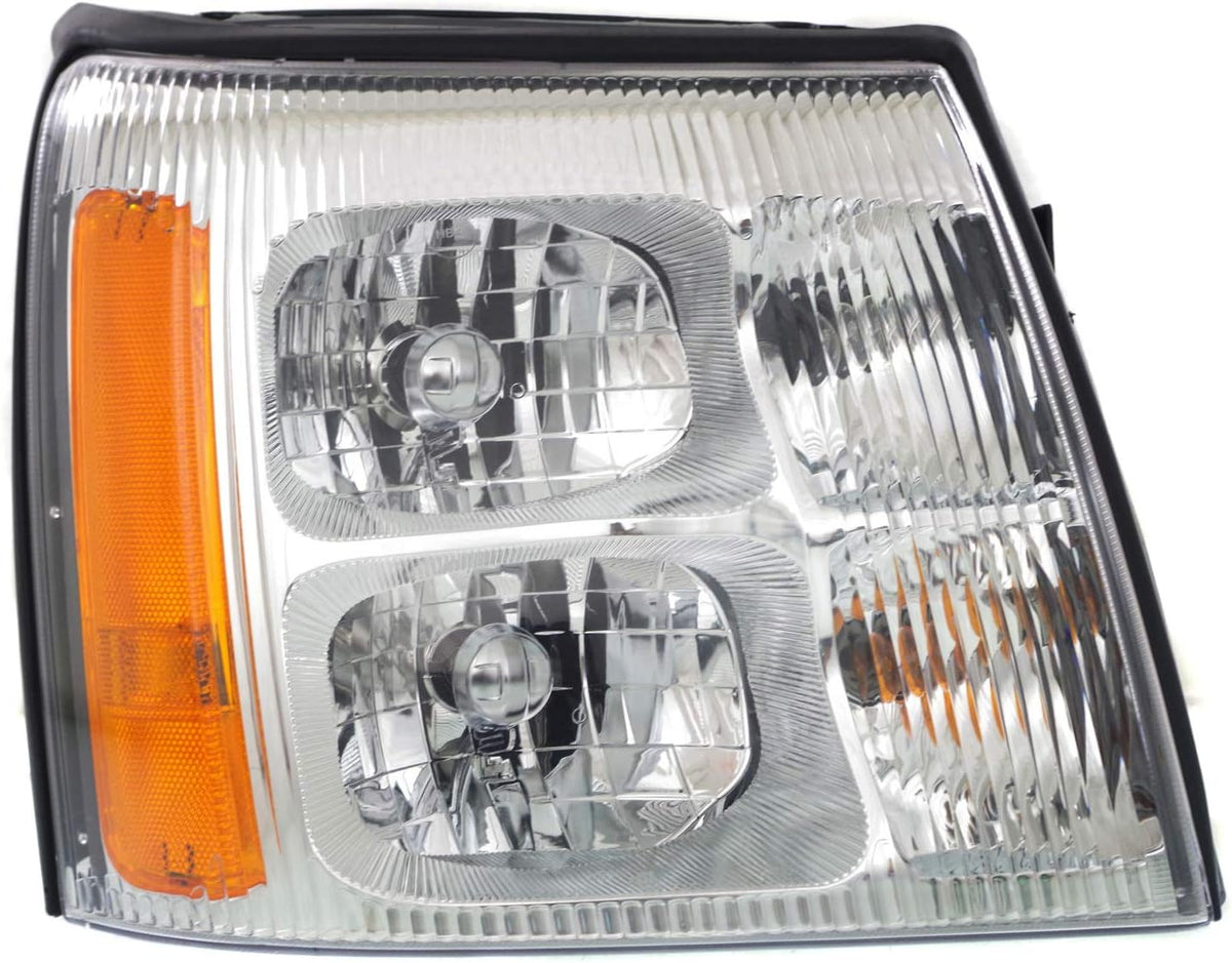 Headlight Assembly Set of 2 Halogen D7105