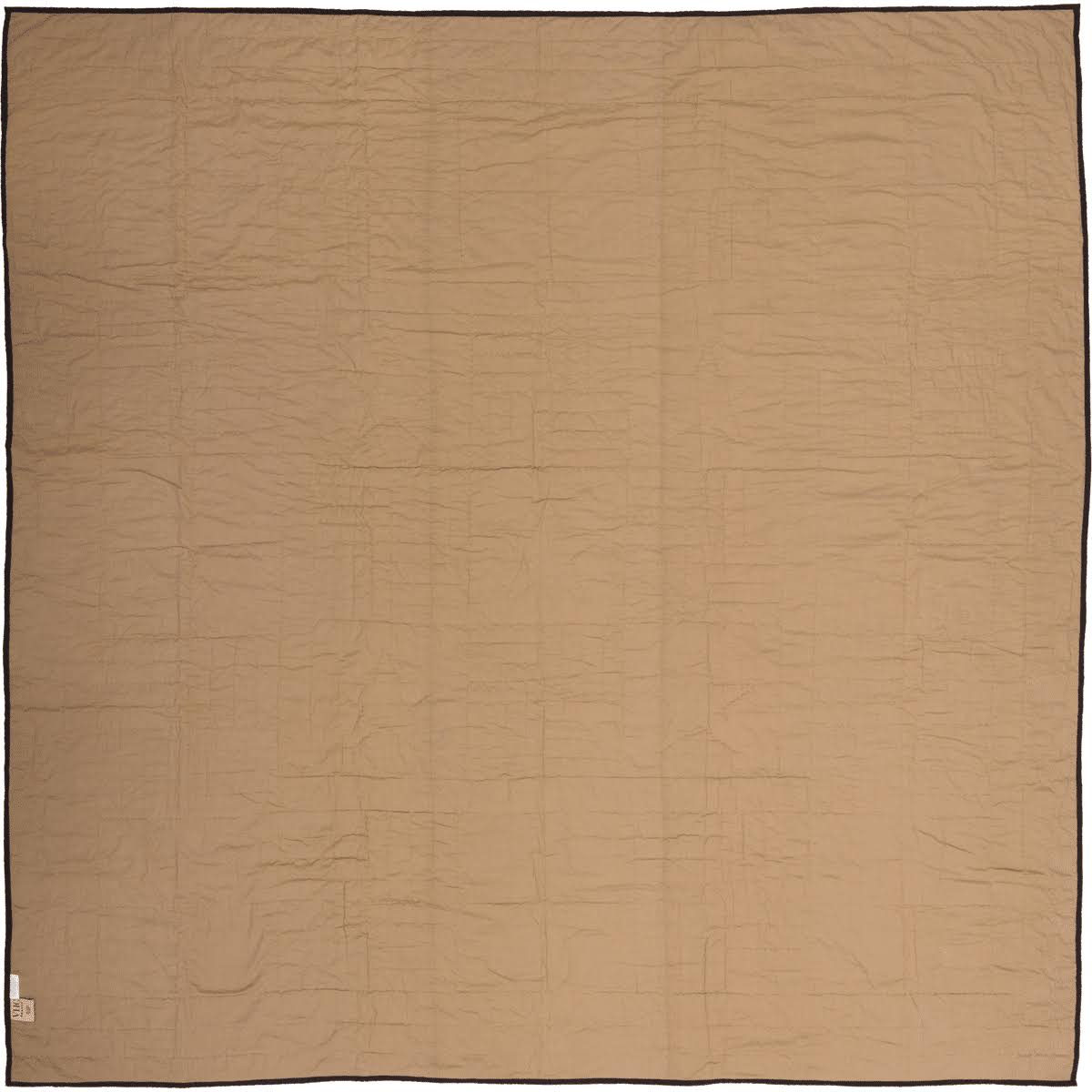 Black Check California King Quilt S2761
