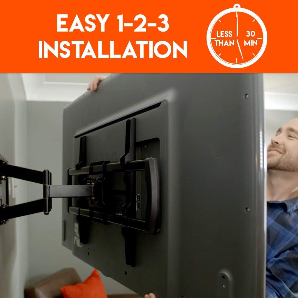 Full Motion Articulating TV Wall Mount Bracket for TVs Up to 75" Y73454