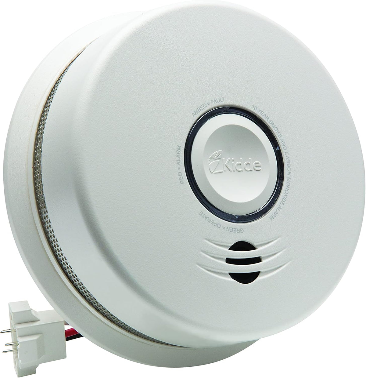 Hardwired Smoke & Carbon Monoxide Detector with Voice Alert V49971