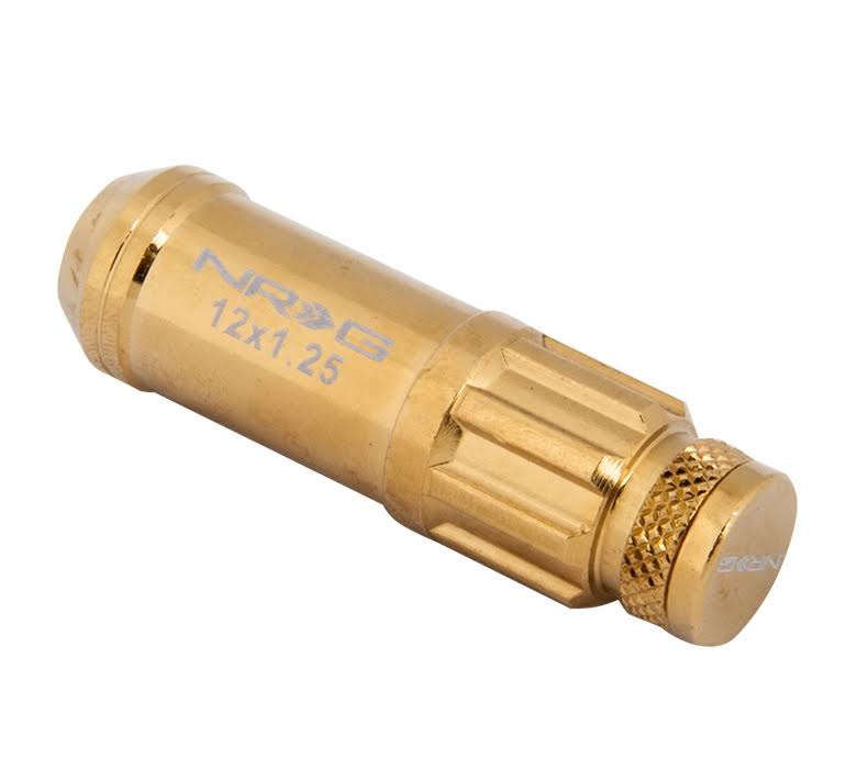 21 PC Chrome Gold Lug Nut Set C1651