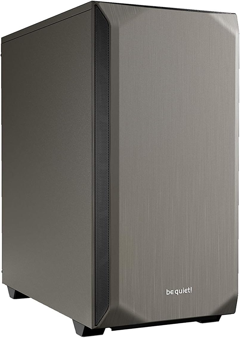 Black Mid Tower ATX Case with Tempered Glass Window Y82393